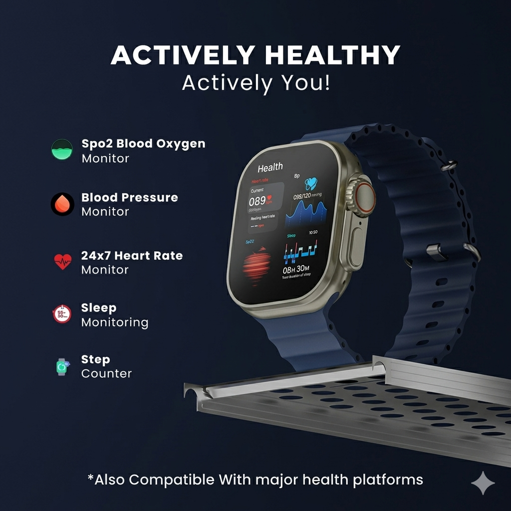 Active Plus Bluetooth Calling Smartwatch